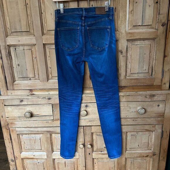 Madewell‎ 27 Tall 9" High Riser Skinny Skinny Jeans Denim Medium Wash - Picture 8 of 12